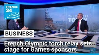 French Olympic torch relay sets stage for Games sponsors • FRANCE 24 English