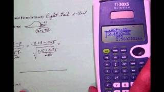 E 009 Trad Z Hyp test for pop proportion