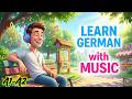 Learn German with Lofi While You Sleep 🎧 |  60 Daily Phrases (A1-A2) 🎶 | The 3-Level Challenge .