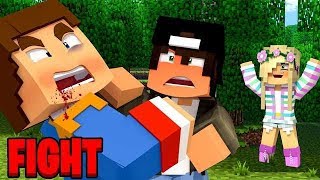 Little Donny FIGHTS Leah's EX BOYFRIEND.... Minecraft Adventure