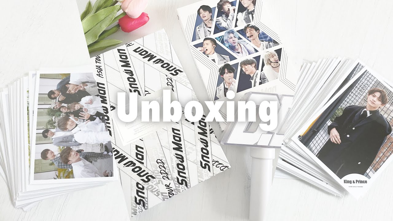Unboxing Snow Man ASIA TOUR 2D.2D. Blu-ray, official photo