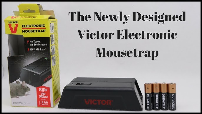 Victor M241 Indoor Electronic Humane Rat and Mouse Trap - No Touch, No See  Electric Rat and Mouse Trap - 2 Pack