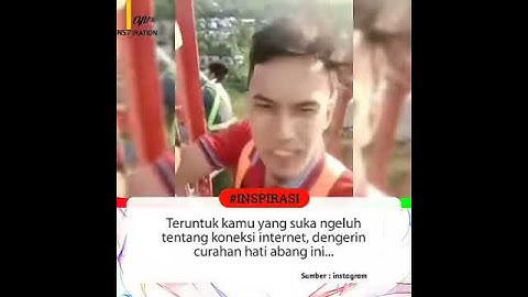 orang marah dibilang sinyal telkomsel macam tai