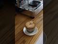 Latteart heart flower #latteart #coffee #latte #barista #coffeelatte #coffeelover #short #latteeart