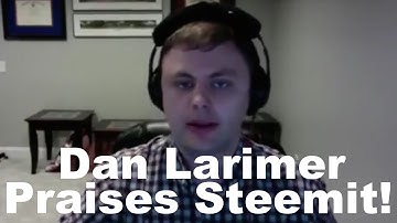 Steemit Highlights From Dan Larimer