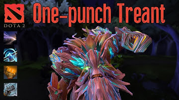 Dota 2 - Ability Draft - Real One-punch Treant Highlights