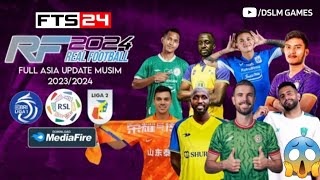 Fts 24 mod Real football Ásia!! com liga pro saudi,times 100% atualizados,gráficos incríveis e mais.