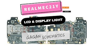 Realme C21Y LCD LIGHT WAYS | SCHEMATICS | HARDWARE SOLUTION
