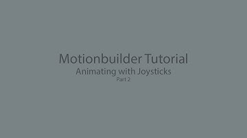 Motionbuilder tutorial - Animating with Joysticks - part 2