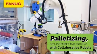 CRX Cobots Packing and Palletizing