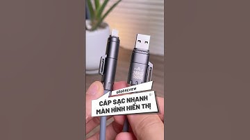 Dây sạc 3 đầu sạc nhanh các dòng điện thoại, công suất tối đa 240W | WEKOME Part 2 | #dodorv #shorts