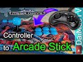 DIY Sega controller to Arcade Stick