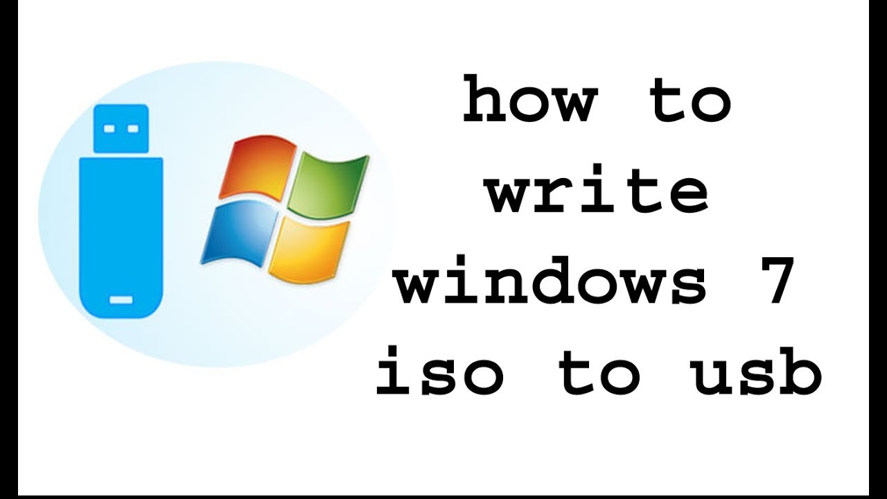 windows write iso to usb