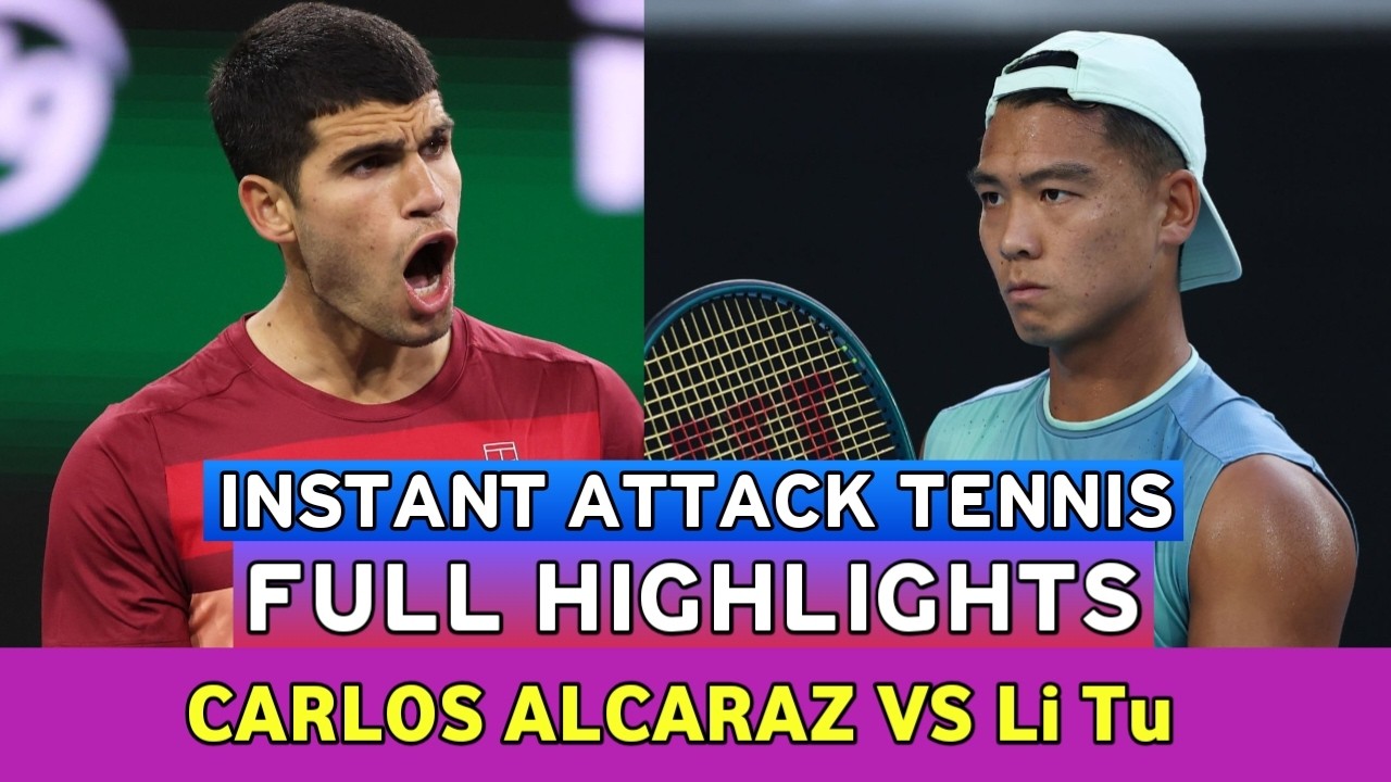 Carlos Alcaraz Instant Attack Tennis Vs Li Tu • Full Highlights Before Indian Wells 2026