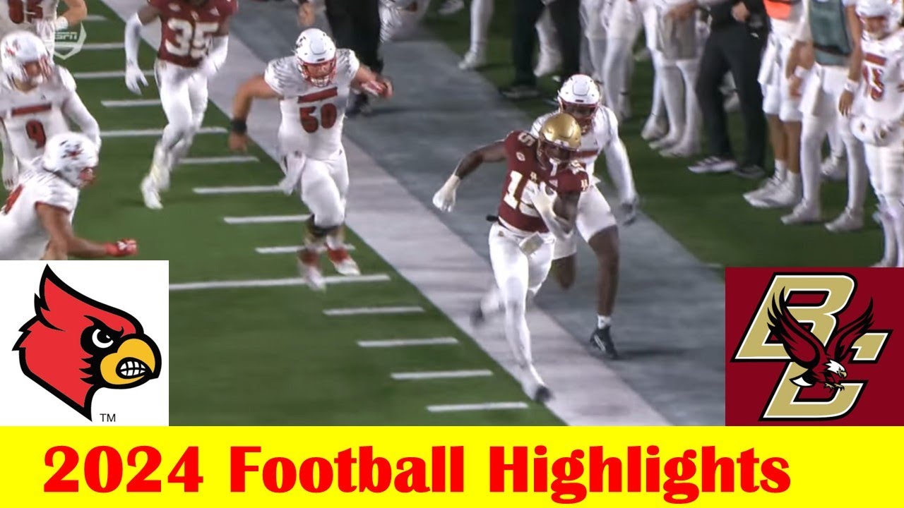Louisville vs Boston College Football Game Highlights 10 25 2024