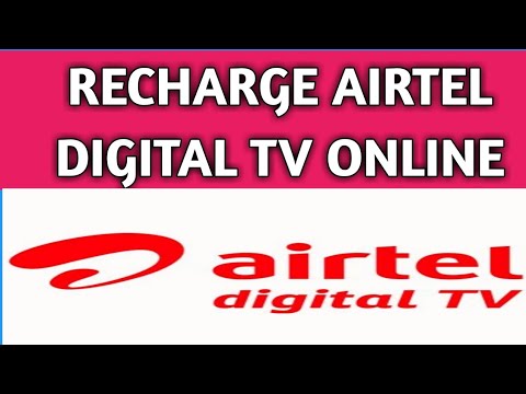 How to recharge airtel digital tv online