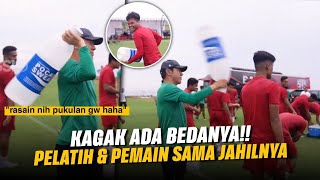 Shin Tae Yong Hobi Ngelawak🤣Lihat Saat STY Tiba-tiba Pukul kepala Salah satu Pemain di TC Timnas AFF