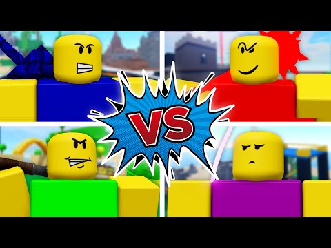 We became the BALLER, SLICER, PIERCER, and CRUSHER in Combat Warriors! ( Roblox) 