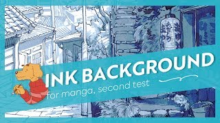 Painting A Manga Bg With Ink 02