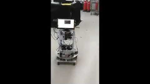 Wall Follow Algorithm, Robot Navigation, Velodyne Lidar, ROS, Wheeled robot