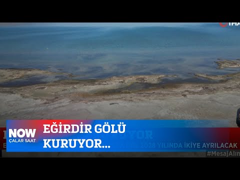Eğirdir Gölü kuruyor...