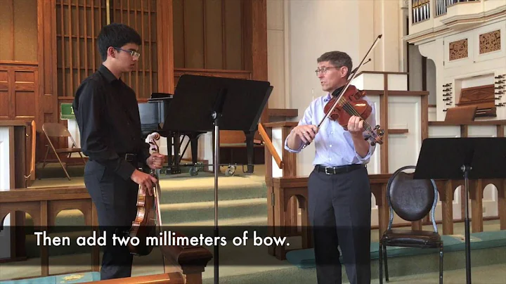 Peter Slowik: Strong sautille bow stroke on viola