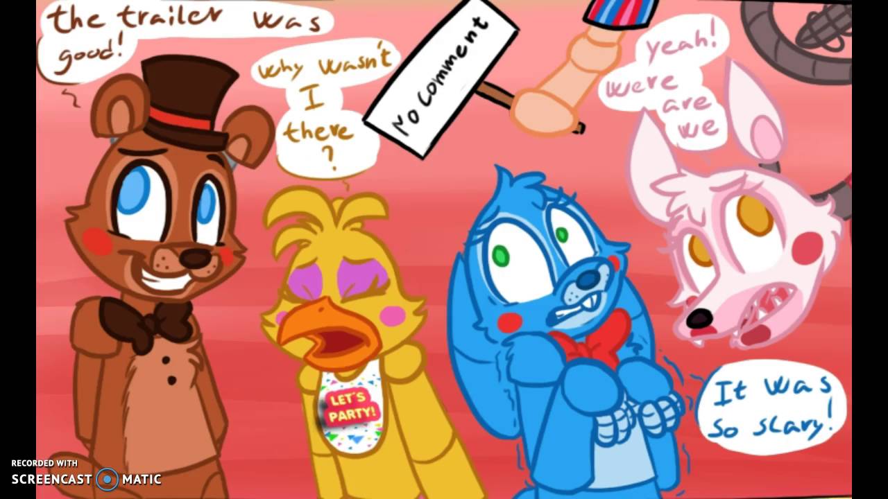 FNAF AU Fanart lineup made by Maladjustedmike 1, Five Nights at Freddy's