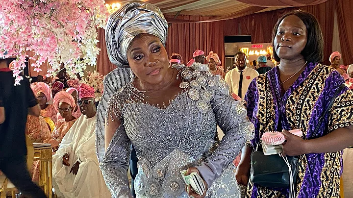 ARRIVAL OF MRS FUNKE CATHERINE JEJE FOR HER 60TH BIRTHDAY CELEBRATION