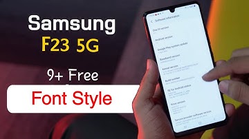 How to Change Font Style in Samsung Galaxy F23 | Samsung F23 Font Style & Size Change Kaise Kare