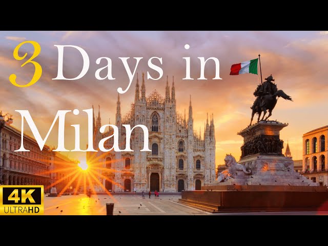 Travel vlog - How to Spend 3 Days in MILAN Italy | Travel Itinerary