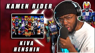 Kamen Rider Kiva All Riders Henshin - Kamen Rider Kiva, Ixa, Saga | Reaction Video