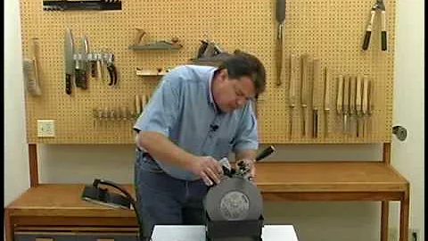 Chisel Sharpening with Tormek - Regrind the Bevel