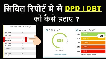 How to Remove DPD From Cibil Score | DPD in CIBIL Report | What is DPD