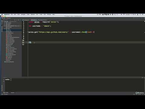 AXIOS . Core Fundamentals - HTTP - NPM and More. . Node.js for Beginners.