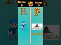 Name R vs Name P❓~ mini wood toy - woodworking art skill/wood / hand crafts /#shorts #viral