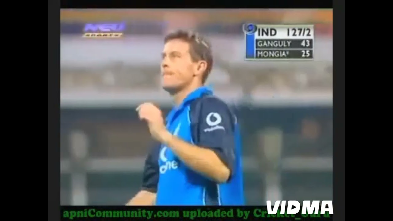 SOURAV GANGULY & DINESH MONGIA| 67 RUNS PARTNERSHIP VS ENGLAND @ MUMBAI IN 2002.