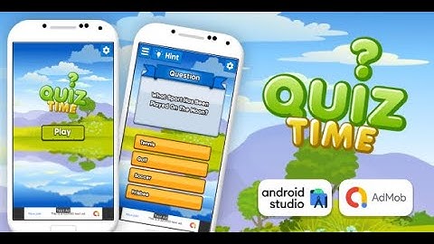 Quiz Time - Quiz Game Android Studio Project with AdMob Ads + Ready to Publish