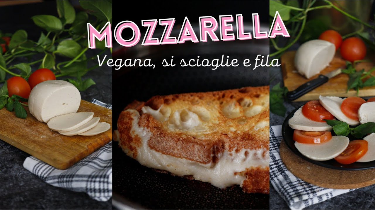 New MOZZARELLA VEGANA | consistenza identica all'originale | SI SCIOGLIE REALMENTE E FILA 🍕