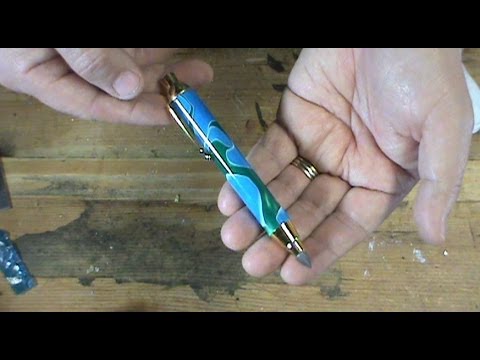 Polishing an Acrylic Blank - YouTube