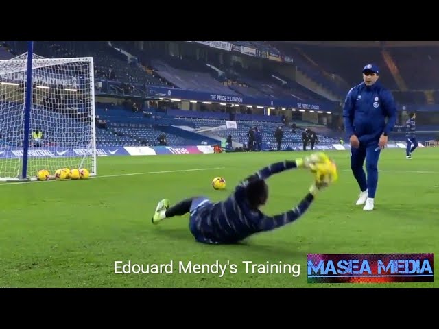 Edouard Mendy's Training class=