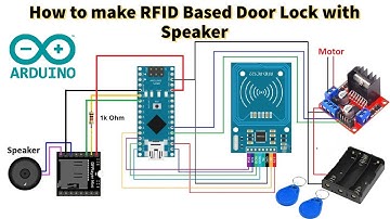 How to make RFID based Door lock with Audio ( Df player + RFID )