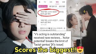 Since yesterday the articles praising Taehyung's acting have not stopped😭❤ the chemistry is so good