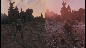 Morrowind Creatures Remastered | OpenMW vs Total Overhaul Comparison