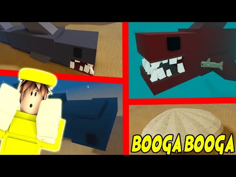 Los Nuevos Tiburones De Booga Booga Nueva Actualizacion De Booga Booga Roblox Espanol Youtube - somos unos trogloditas booga booga roblox