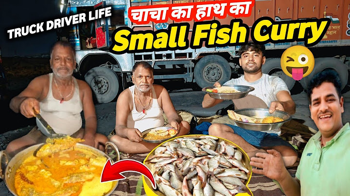 Indian Truck Driver With Cooking 😜 Fish curry || Truck Driver Life || #vlogs