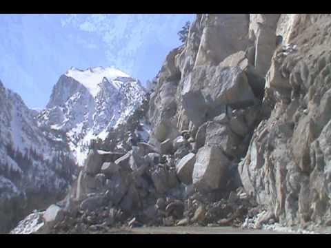 Blasting Whitney Portal Road