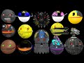 Tous les pacmans robots vs pacman  animations de mort