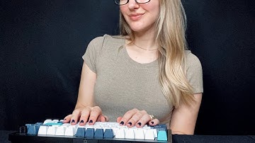 ASMR Asking You Personal Questions for Sleep - SOFT SPOKEN, KEYBOARD TYPING ❤️ 💤