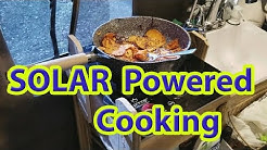 Solar Powered Electric Induction Stove: Healthy, Cooking in a Camper Van RV; No gas or propane 
