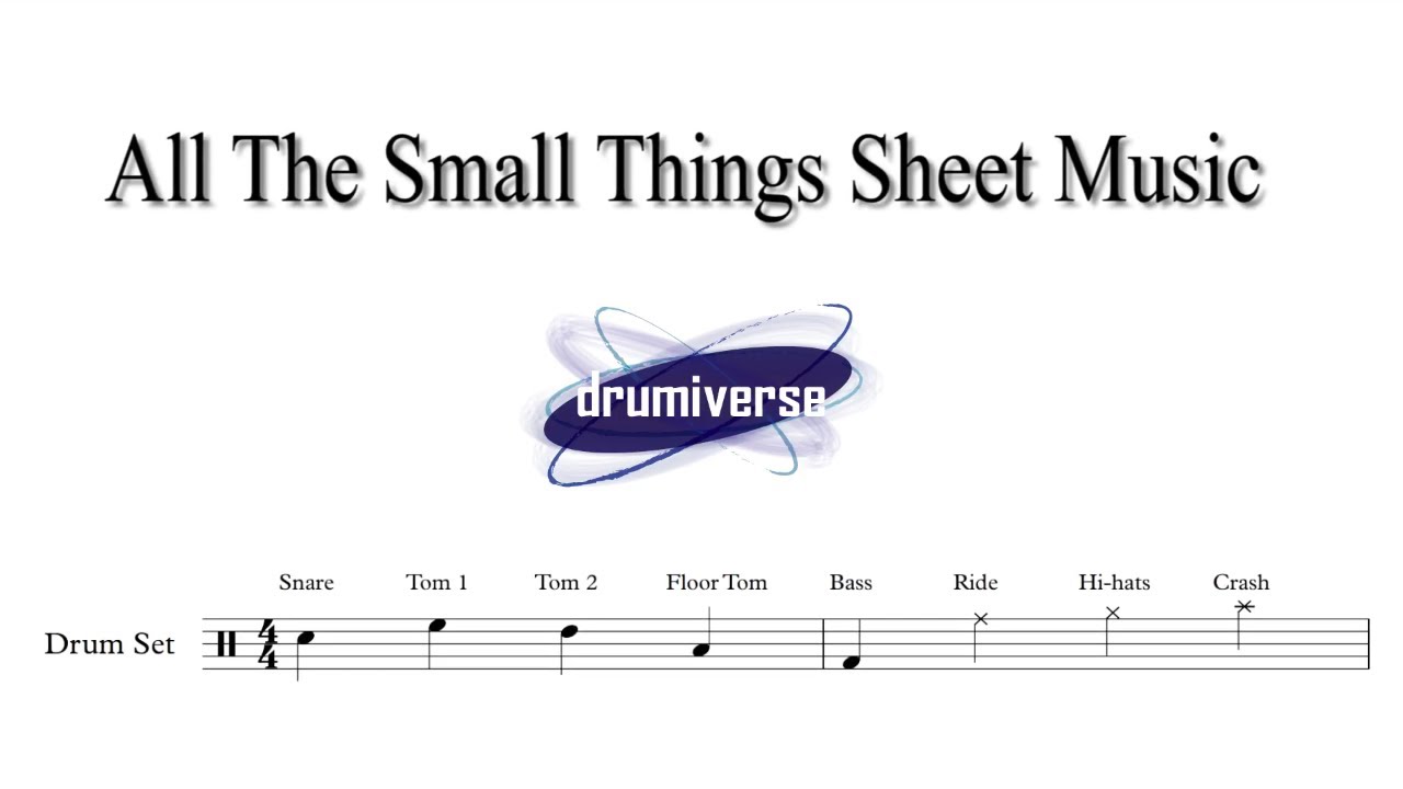 all the small things by blink 182 drum score request 4 youtube blink 182 drum sheet music